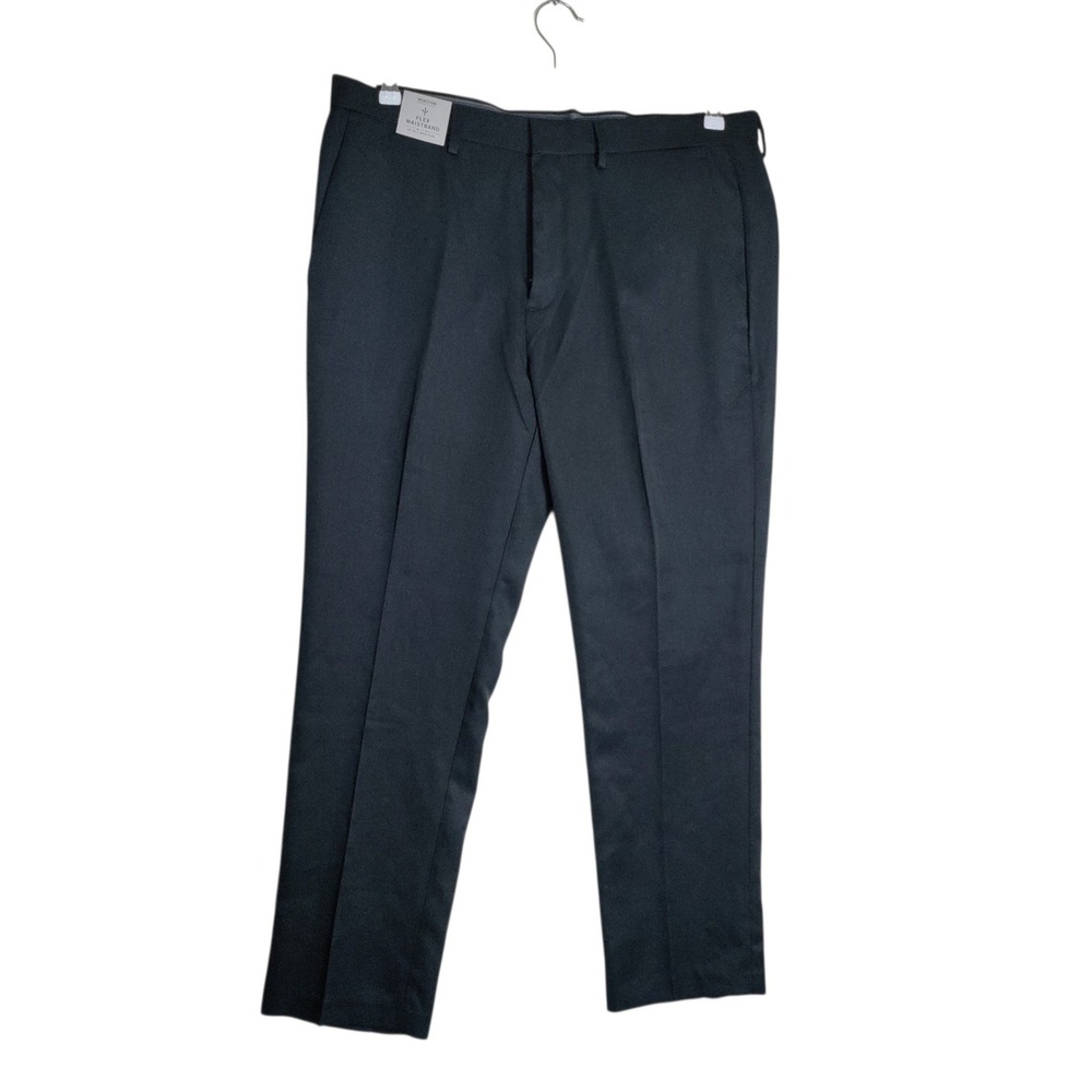 Kenneth Cole Reaction Mens Stretch Slim Fit Dress Pants Black 36x29 KD00379
